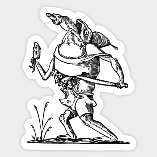 Grotesque #84 The Drolatic Dreams of Pantagruel (1565) Sticker